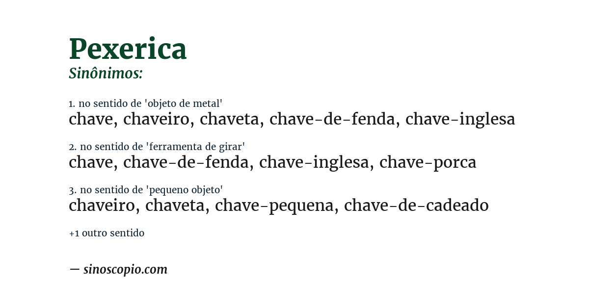 Sinônimo de pexerica