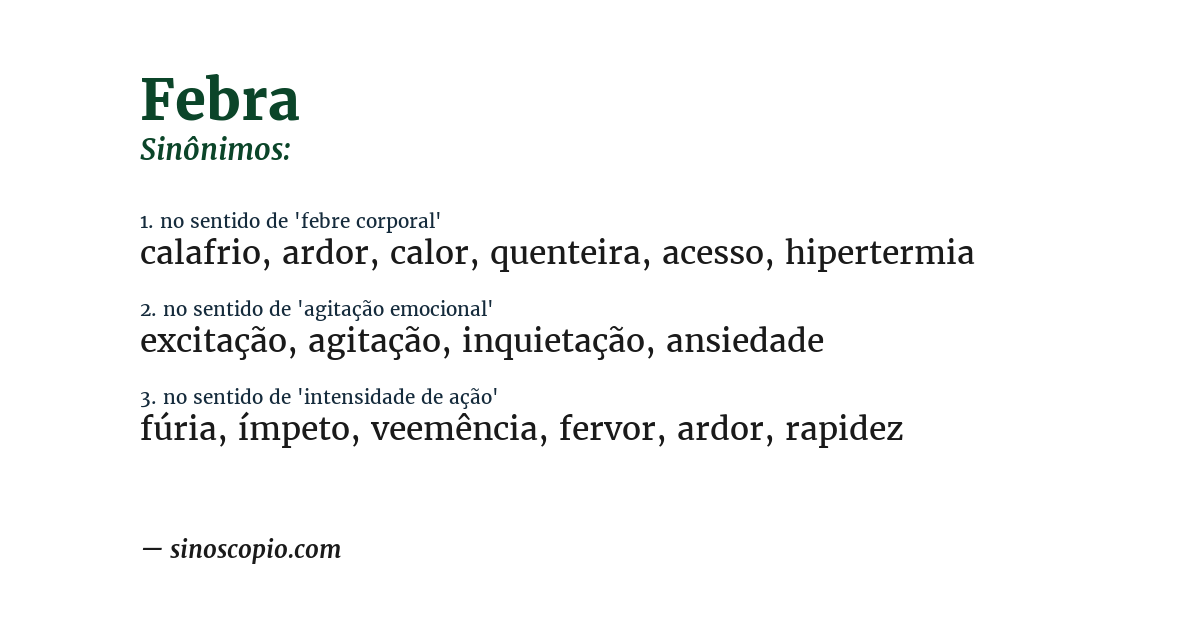 Sinônimo de febra