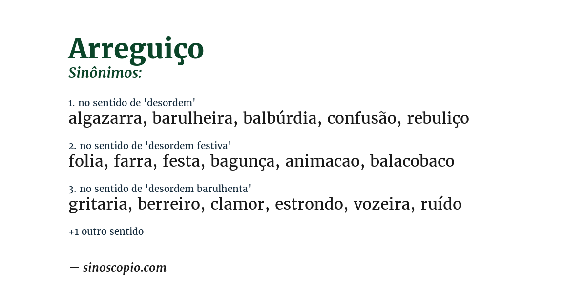 Sinônimo de arreguiço