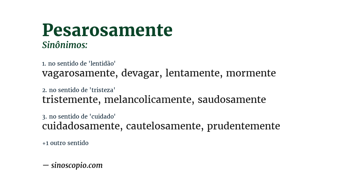 Sinônimo de pesarosamente