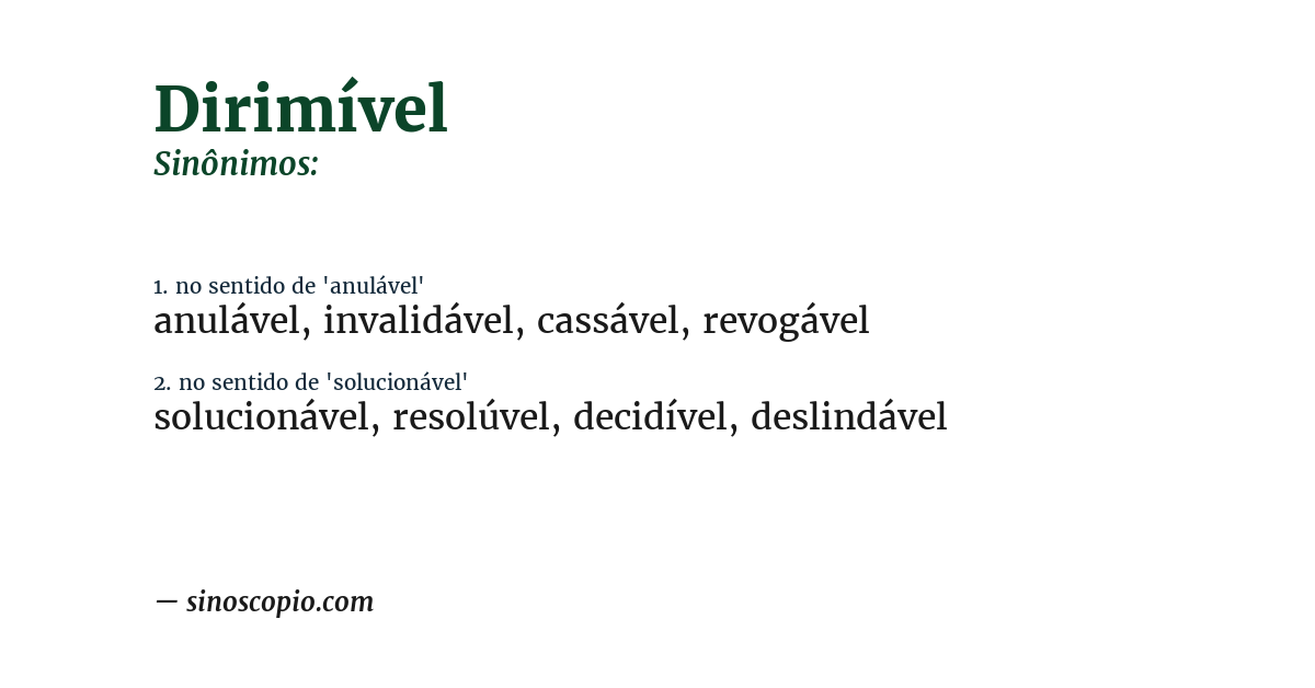 Sinônimo de dirimível