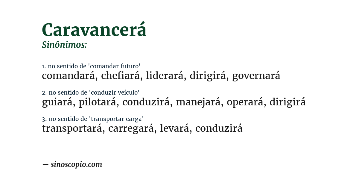 Sinônimo de caravancerá