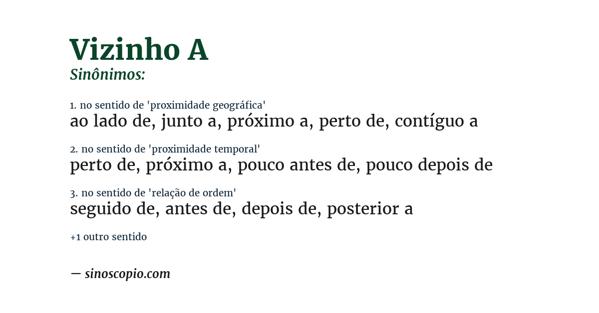 Sinônimo de vizinho a