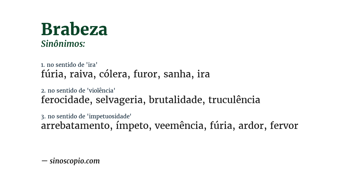 Sinônimo de brabeza