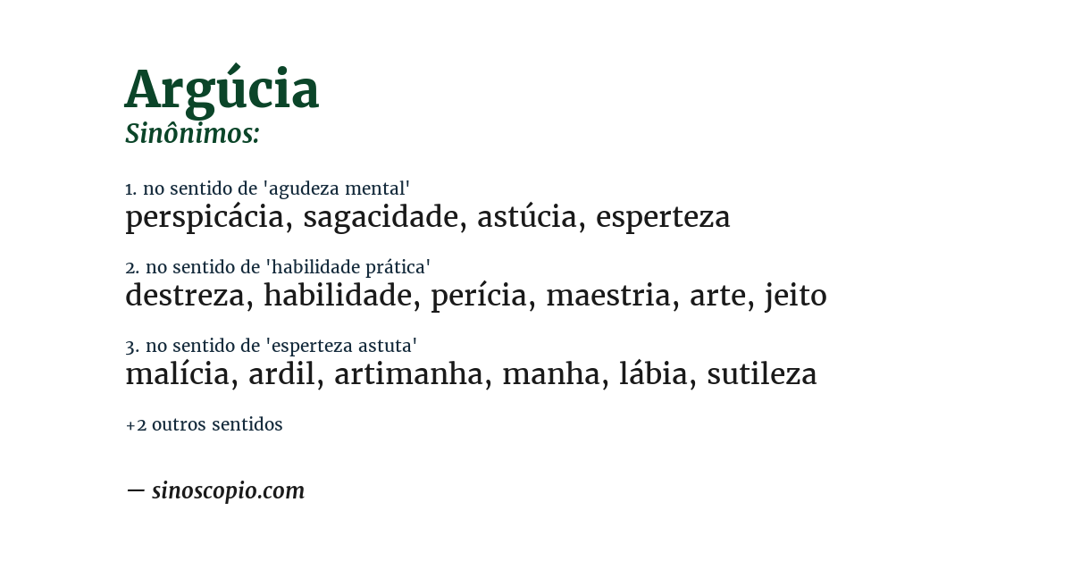 Sinônimo de argúcia