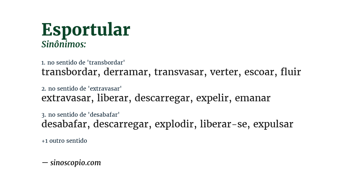 Sinônimo de esportular