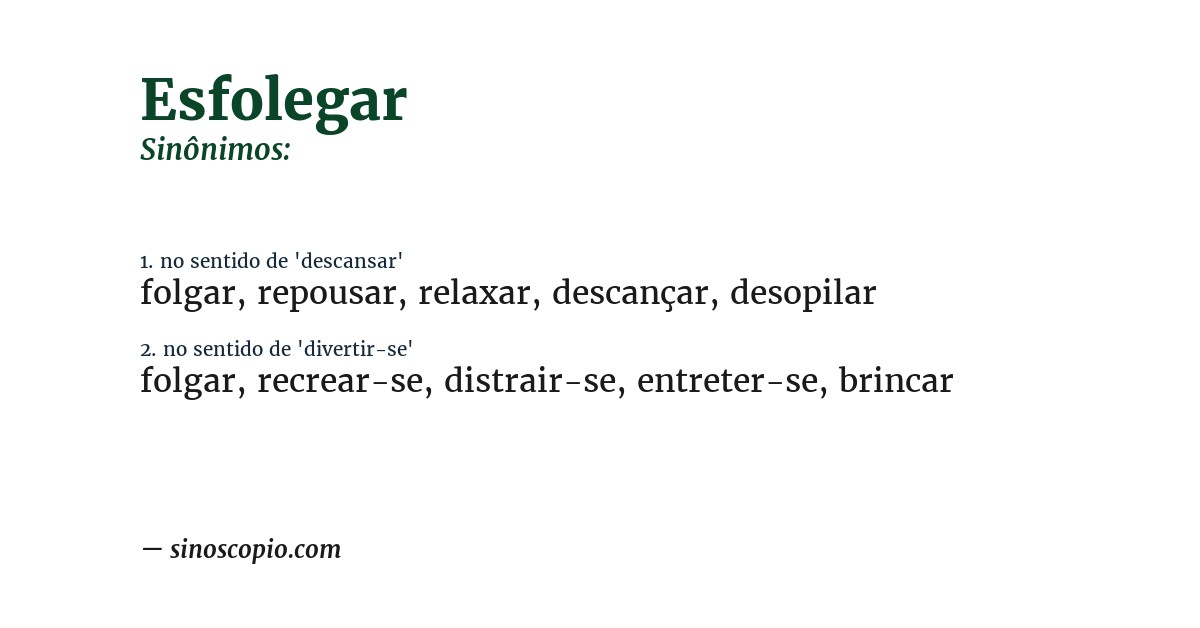 Sinônimo de esfolegar
