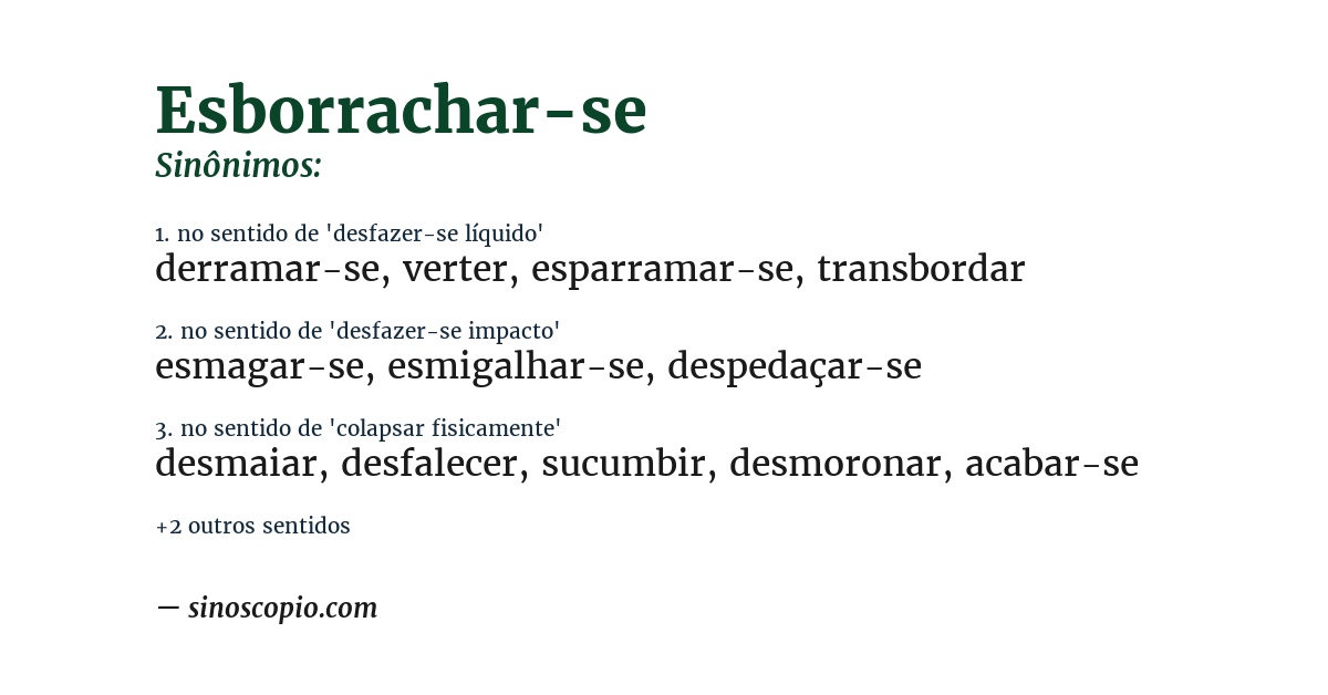 Sinônimo de esborrachar-se