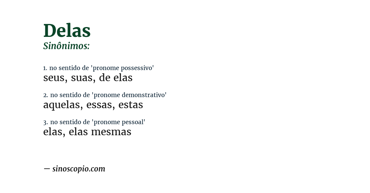 Sinônimo de delas