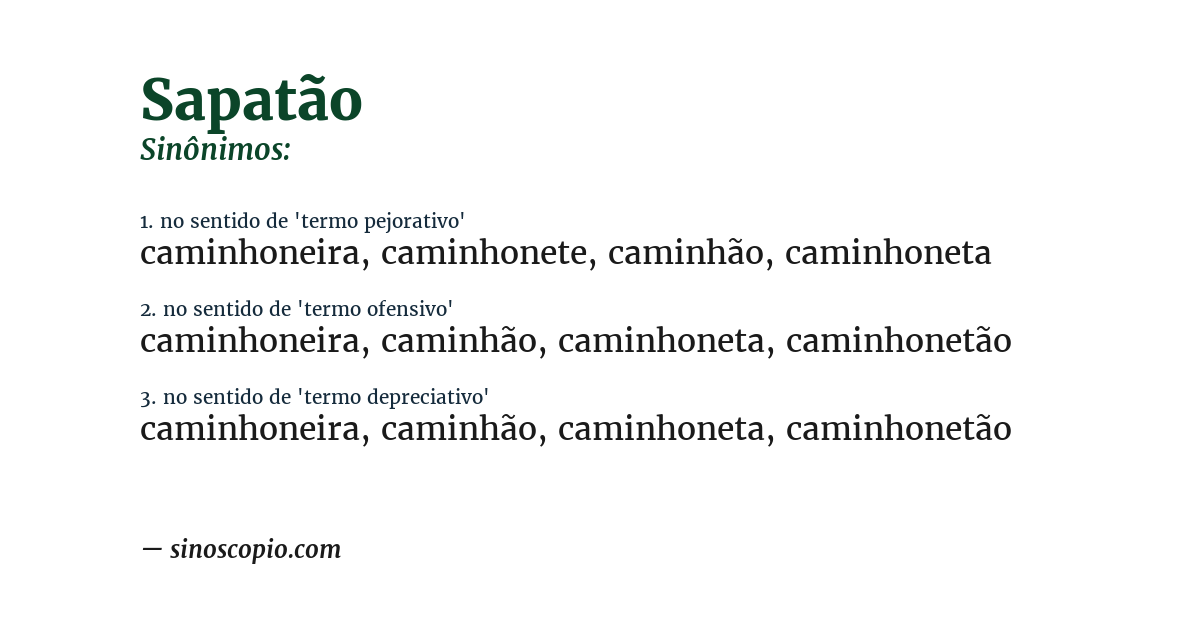 Sinônimo de sapatão